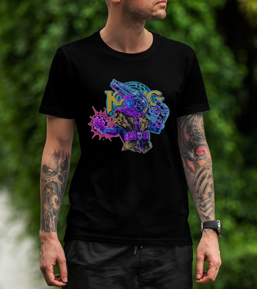 Kang The Conqueror Cinematic King Power Burst T-Shirt