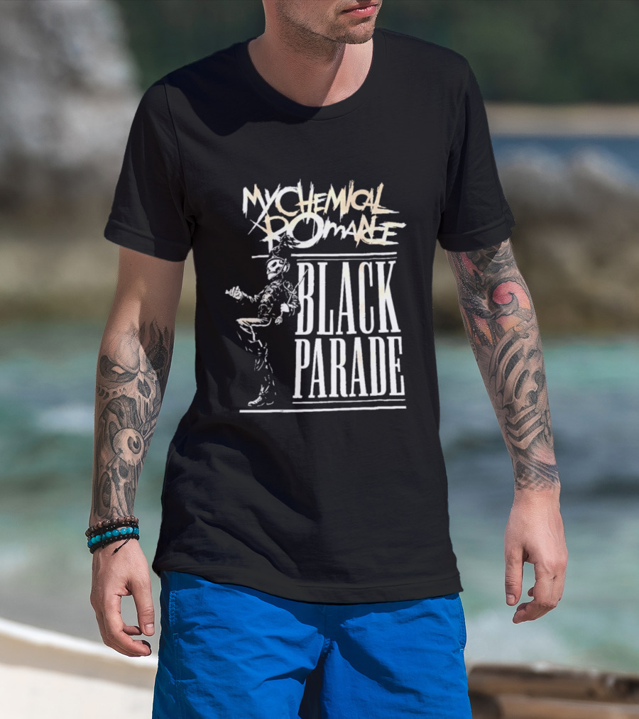 My Chemical Romance Black Parade Skeleton Marching Band T-Shirt