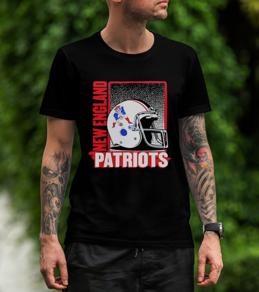 New England Patriots Vintage Helmet 2026 Season T-Shirt