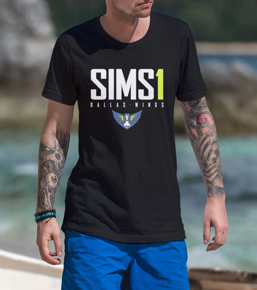 Odyssey Sims 1 Dallas Wings 2026 WNBA Player Jersey Fan Gear T-Shirt