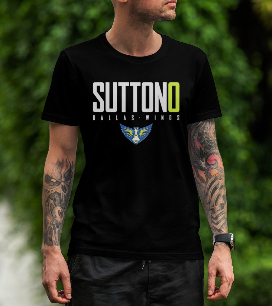 Sutton 0 Dallas Wings Sug Sutton WNBA 2026 T-Shirt
