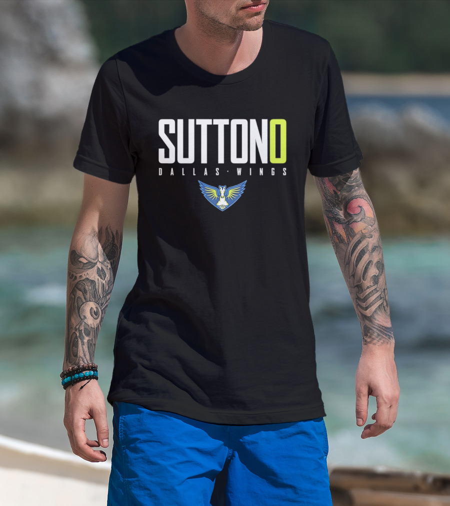 Sutton 0 Dallas Wings Sug Sutton WNBA 2026 T-Shirt
