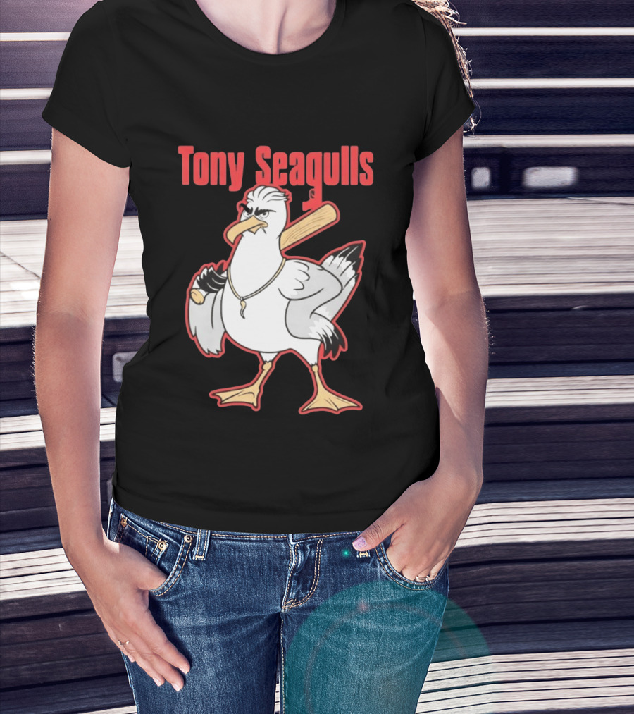 Tony Seagulls Seagull Baseball Bat Boston Red Sox Anthony Seigler T-Shirt