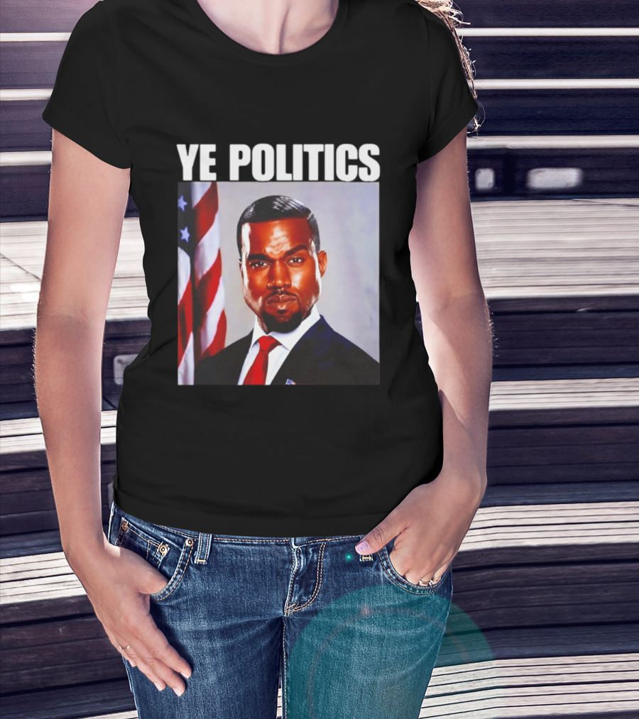 Ye Politics Kanye West American Flag T-Shirt