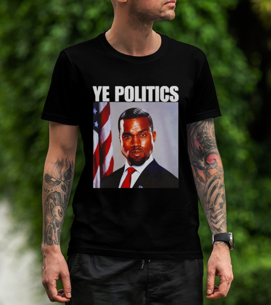 Ye Politics Kanye West American Flag T-Shirt