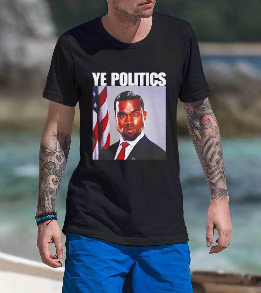 Ye Politics Kanye West American Flag T-Shirt