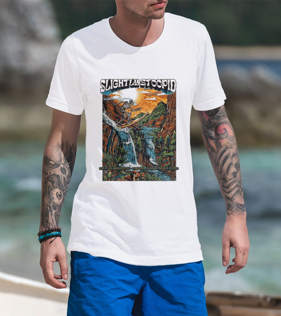 Slightly Stoopid Red Rocks Amphitheatre Morrison Colorado August 8 2026 T-Shirt