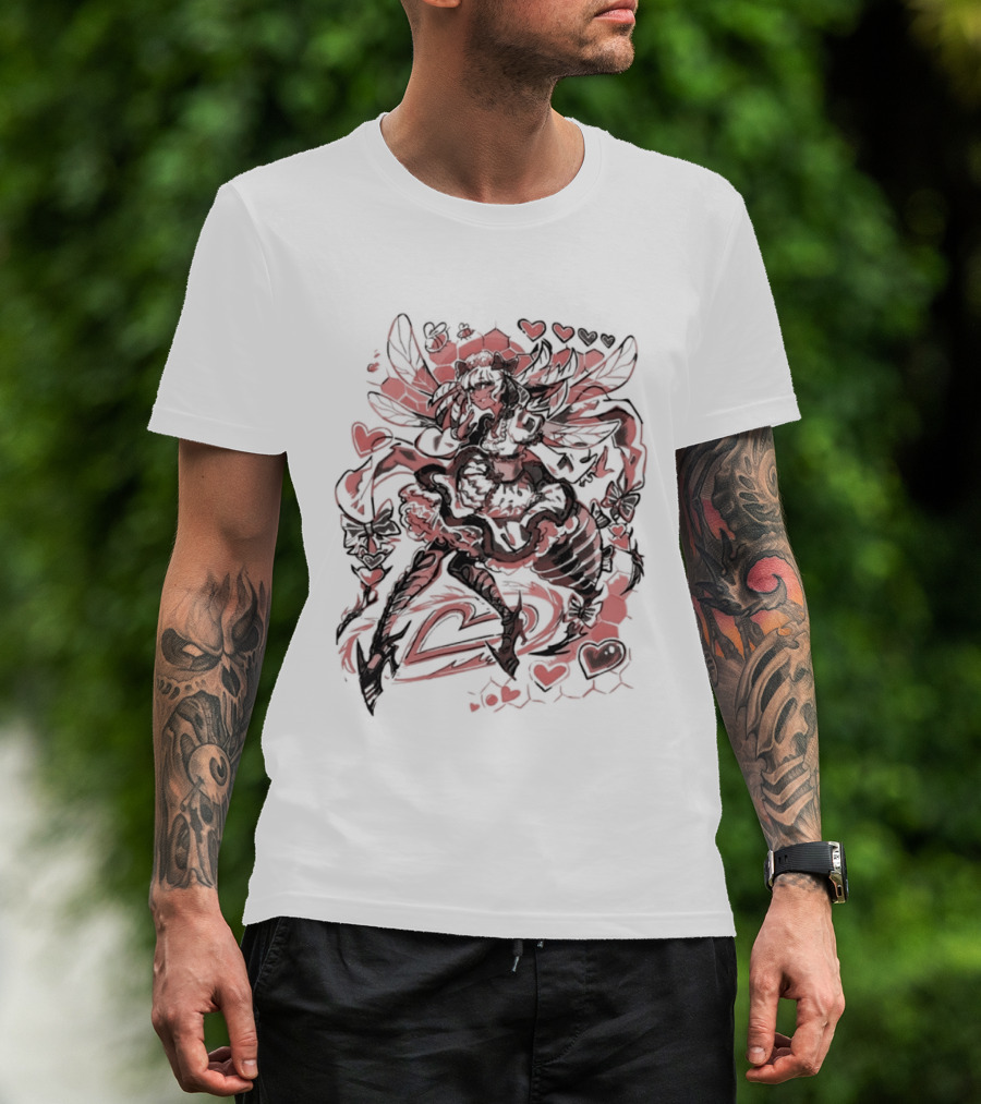 Bee My Lovely Final Fantasy XIV Valentine's Heart Wings Love T-Shirt