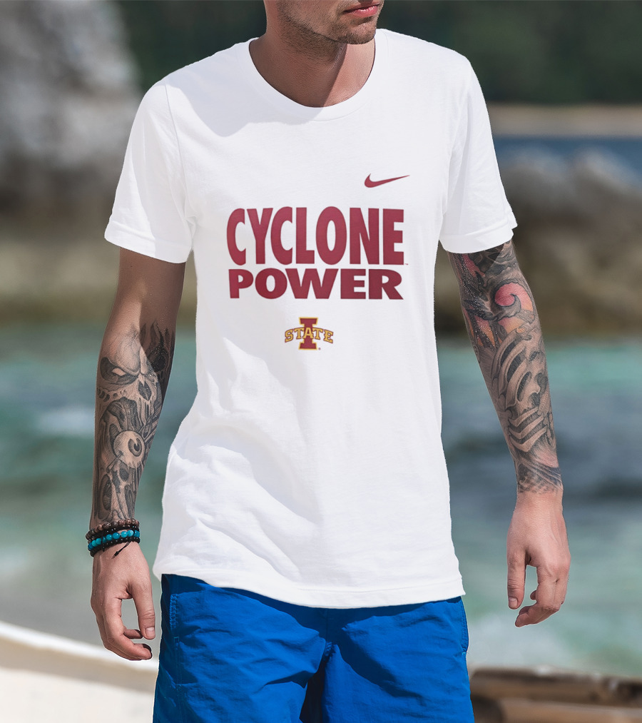 Cyclone Power Iowa State Nike Sports Fan Gear T-Shirt