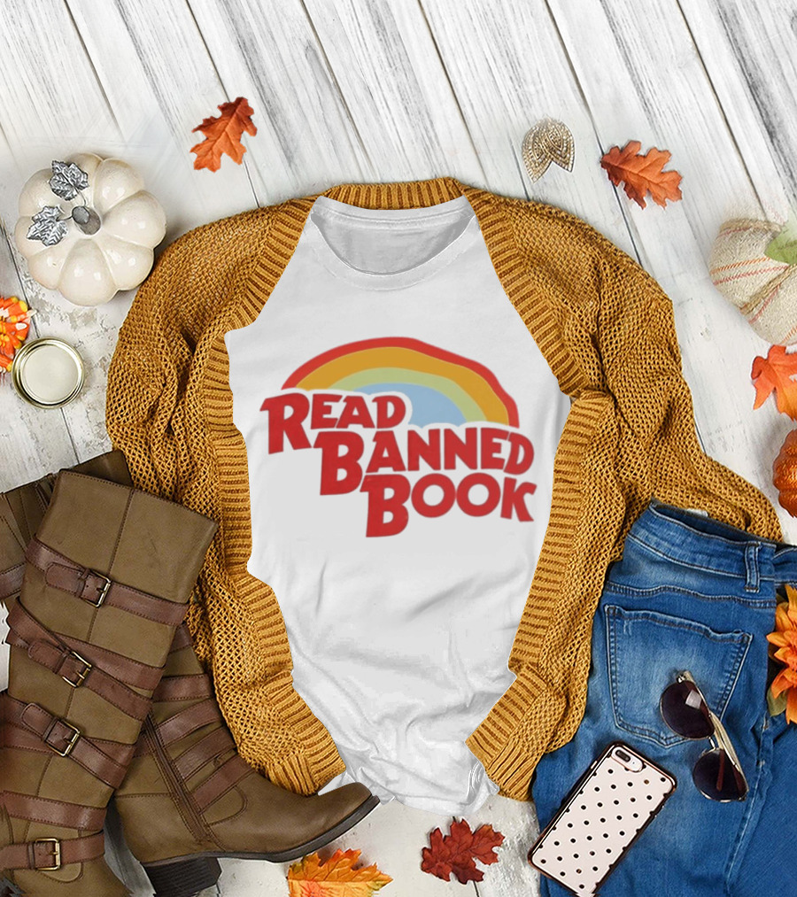 Read Banned Book Rainbow T-Shirt