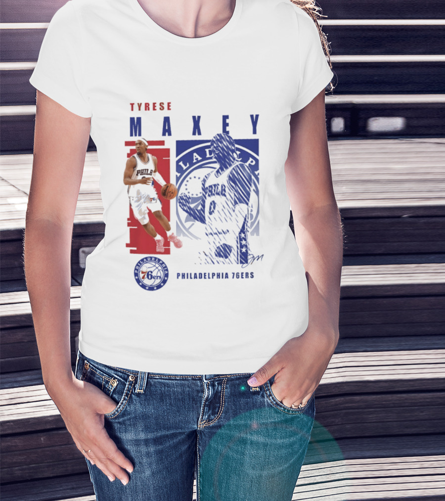 Tyrese Maxey Philadelphia 76ers NBA Highlights 2026 T-Shirt