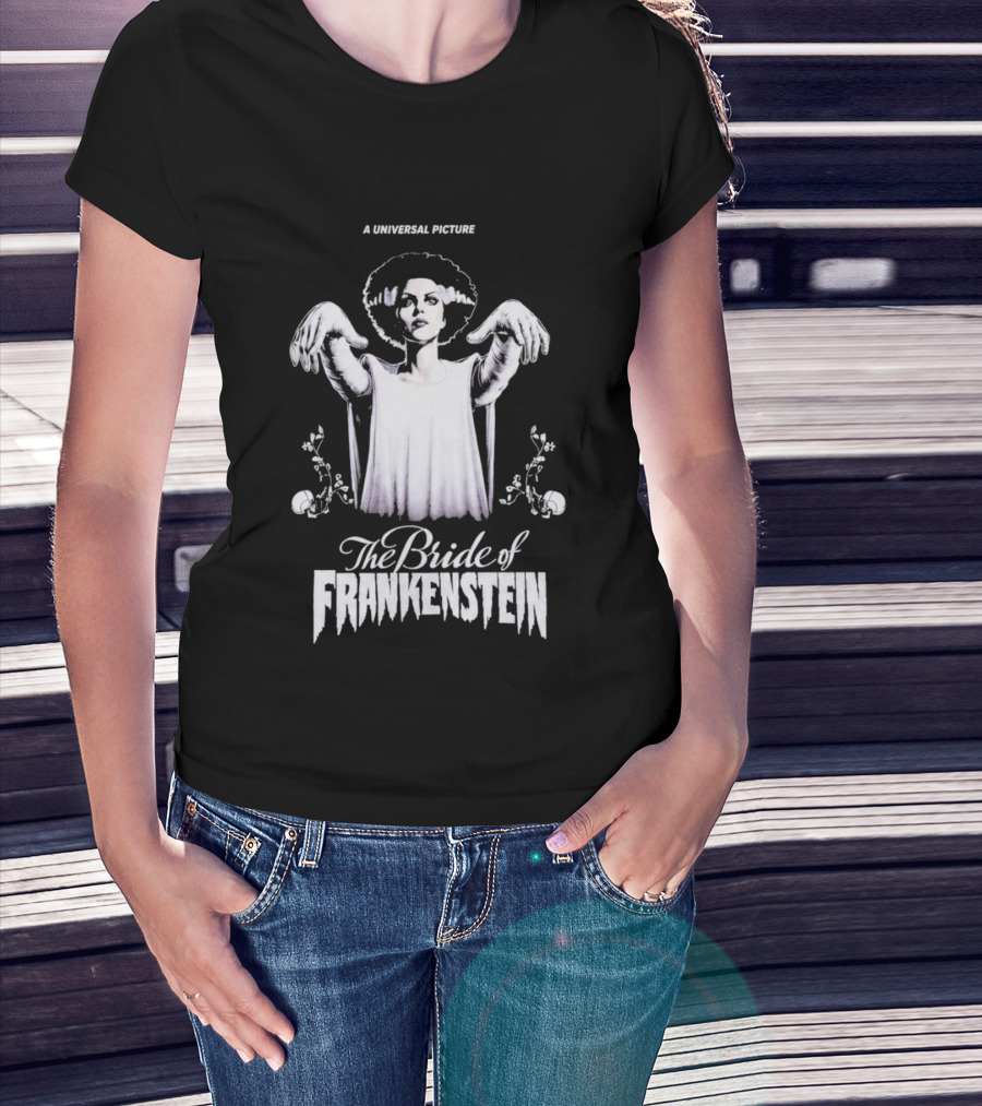 A Universal Picture The Bride Of Frankenstein Purple T-Shirt