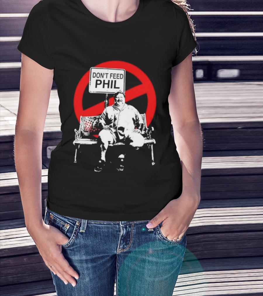 Viva La Bam MTV Reality TV Don't Feed Phil Bench Red Circle T-Shirt
