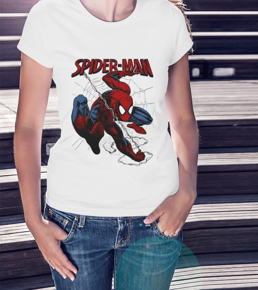 SPIDER MAN Marvel Superhero Man Spider Peter Parker Web Slinger T-Shirt
