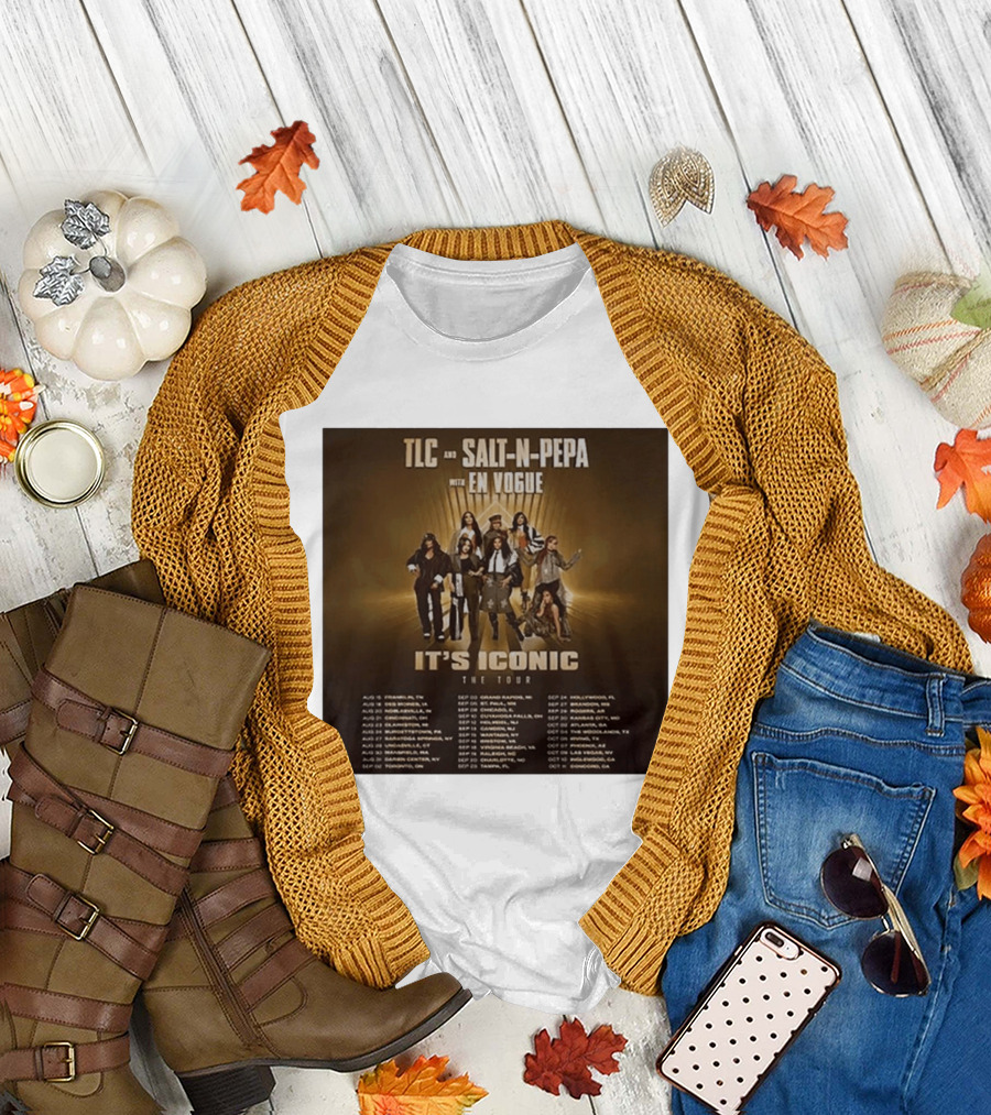 TLC Salt N Pepa En Vogue It's Iconic Tour Dates 2023 T-Shirt