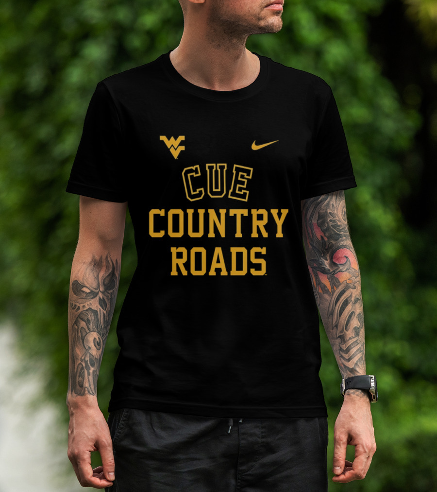 West Virginia Mountaineers CUE COUNTRY ROADS Nike T-Shirt