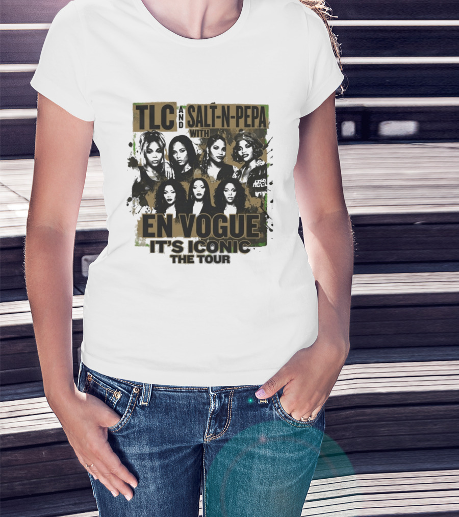 TLC Salt N Pepa With En Vogue It's Iconic The Tour T-Shirt