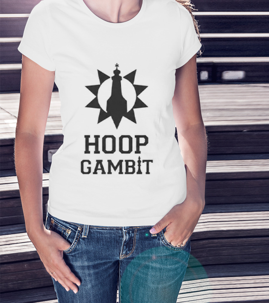 Victor Wembanyama Hoop Gambit Basketball Chess Fusion Starburst T-Shirt