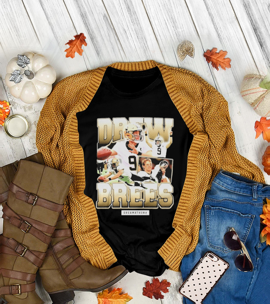 Drew Brees New Orleans 9 Dreamathon T-Shirt