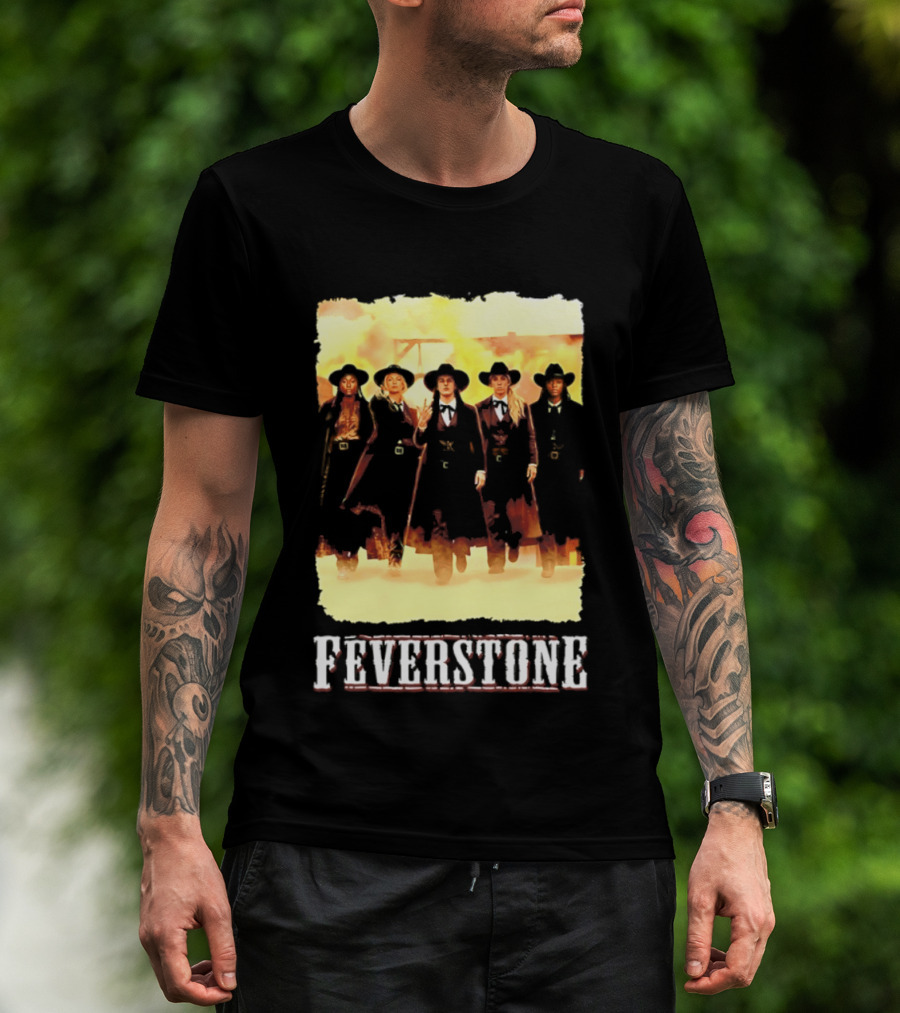 Indiana Fever Feverstone Meme Team Members In Old West T-Shirt