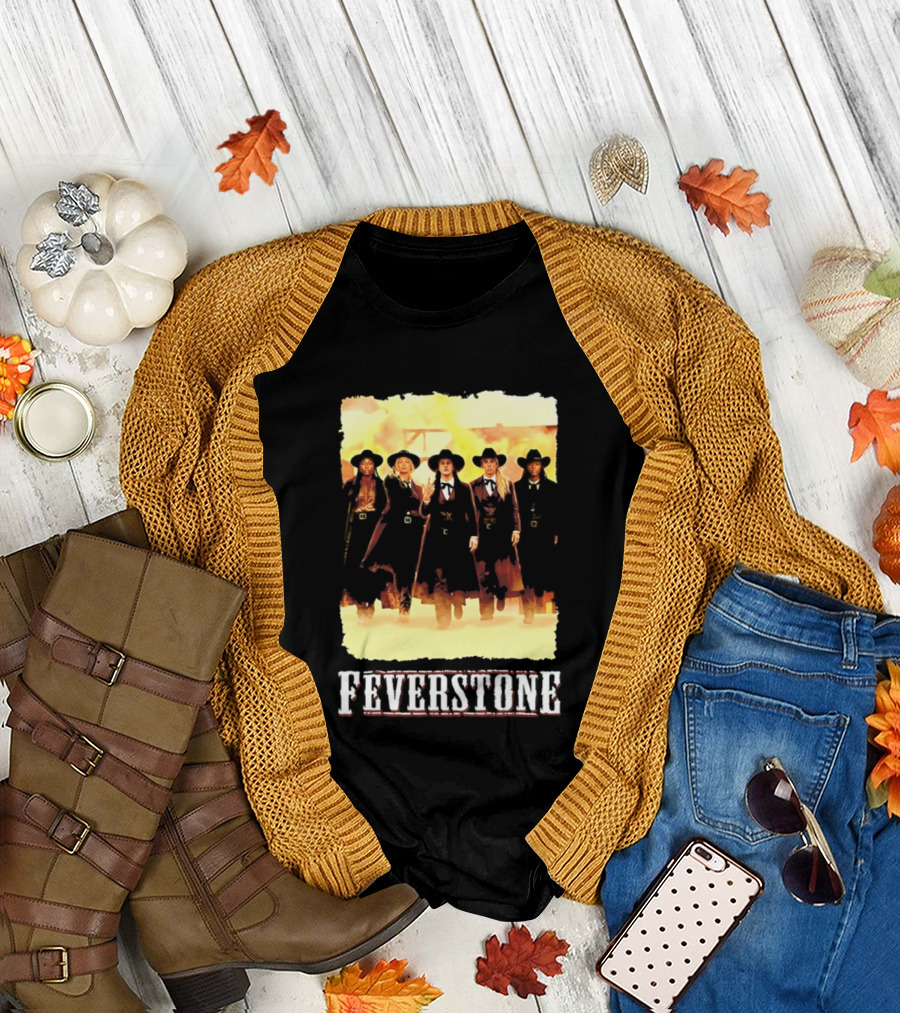 Indiana Fever Feverstone Meme Team Members In Old West T-Shirt