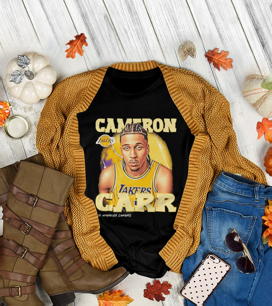 Cameron Carr Los Angeles Lakers NBA 2026 Airbrush T-Shirt