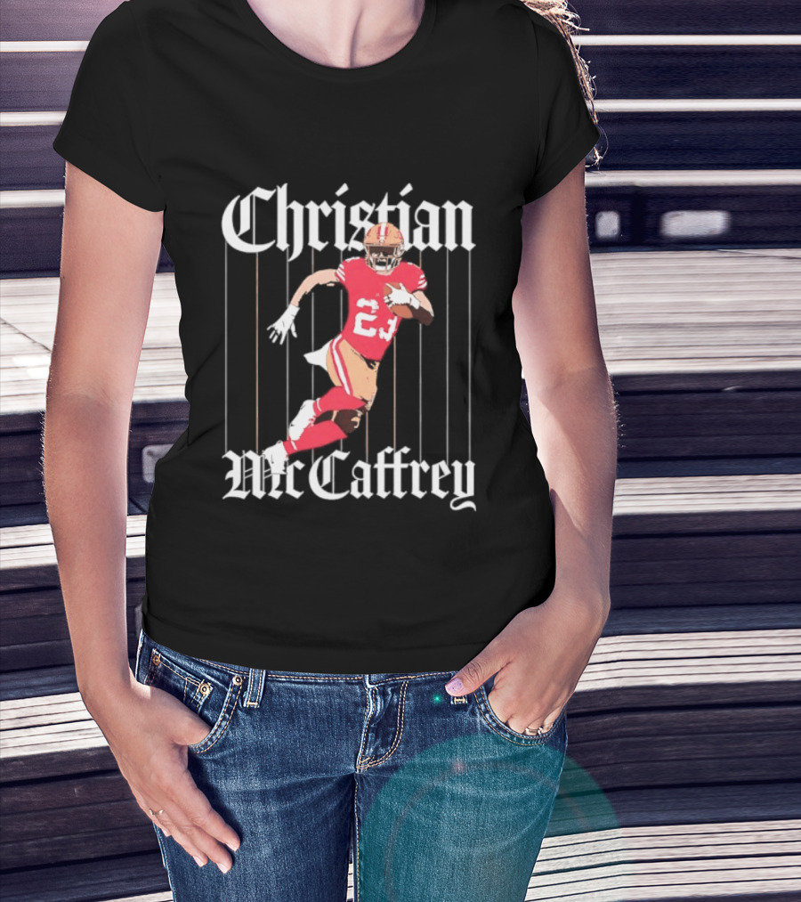 Christian McCaffrey 23 San Francisco 49ers Running Back T-Shirt