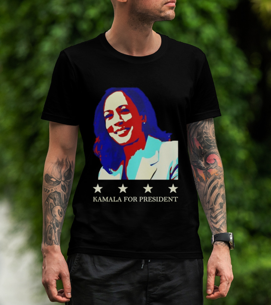 Kamala Harris Kamala For President Presidential Campaign Stars T-Shirt