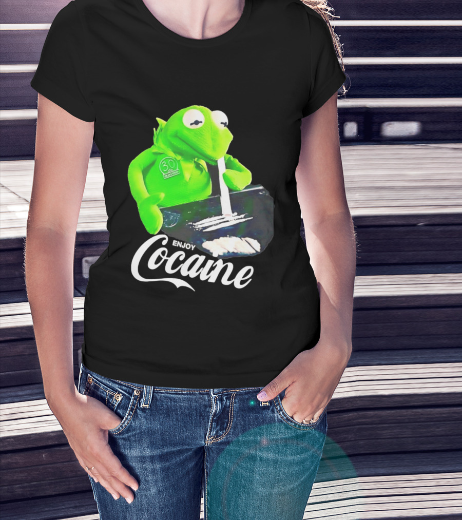 Kermit The Frog Enjoy Cocaine Muppets T-Shirt