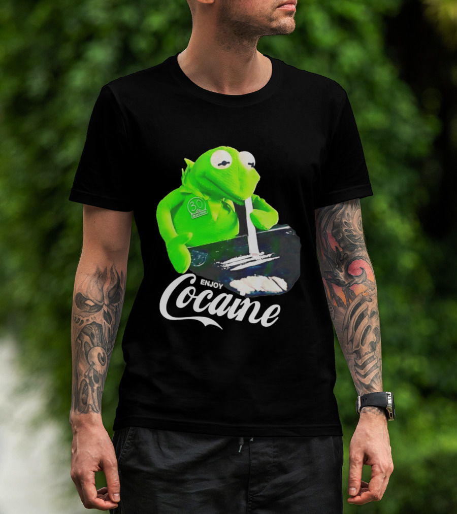 Kermit The Frog Enjoy Cocaine Muppets T-Shirt