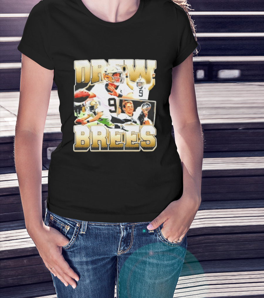 Drew Brees 9 New Orleans Saints Legend T-Shirt
