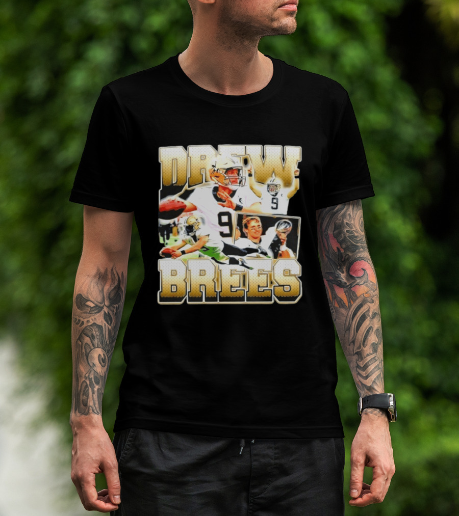 Drew Brees 9 New Orleans Saints Legend T-Shirt