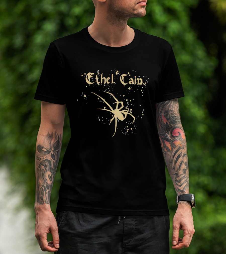 Ethel Cain Yellow Spider Gothic T-Shirt