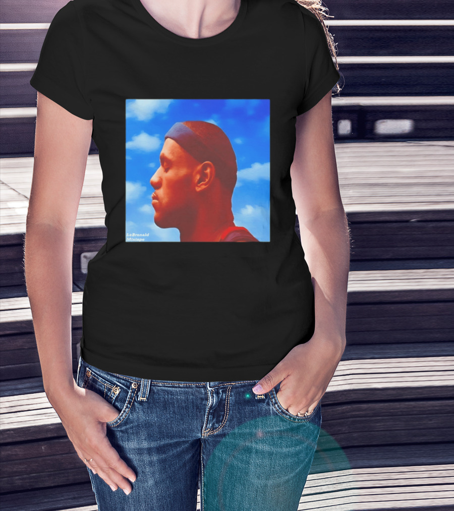 LeBron James LeBronald Mixtape Nothing Was LeSame Los Angeles Lakers Sky T-Shirt