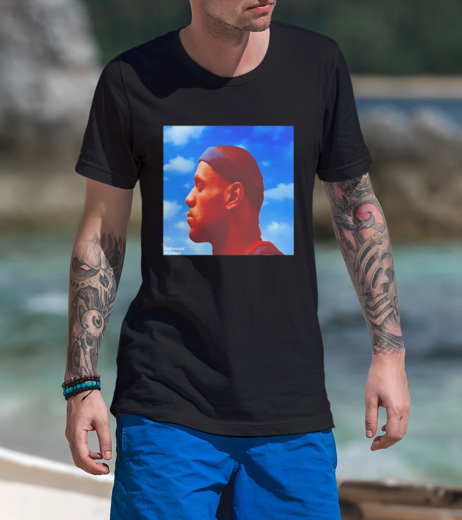 LeBron James LeBronald Mixtape Nothing Was LeSame Los Angeles Lakers Sky T-Shirt