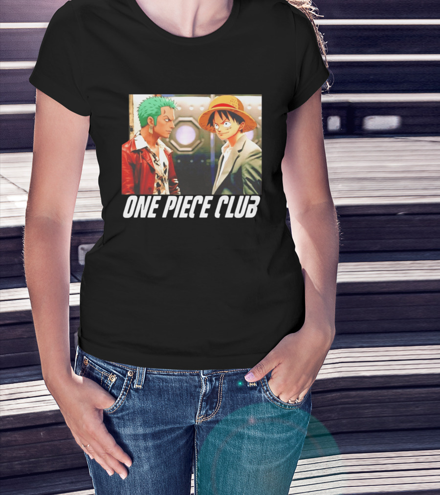 One Piece Club Roronoa Zoro Monkey D Luffy T-Shirt