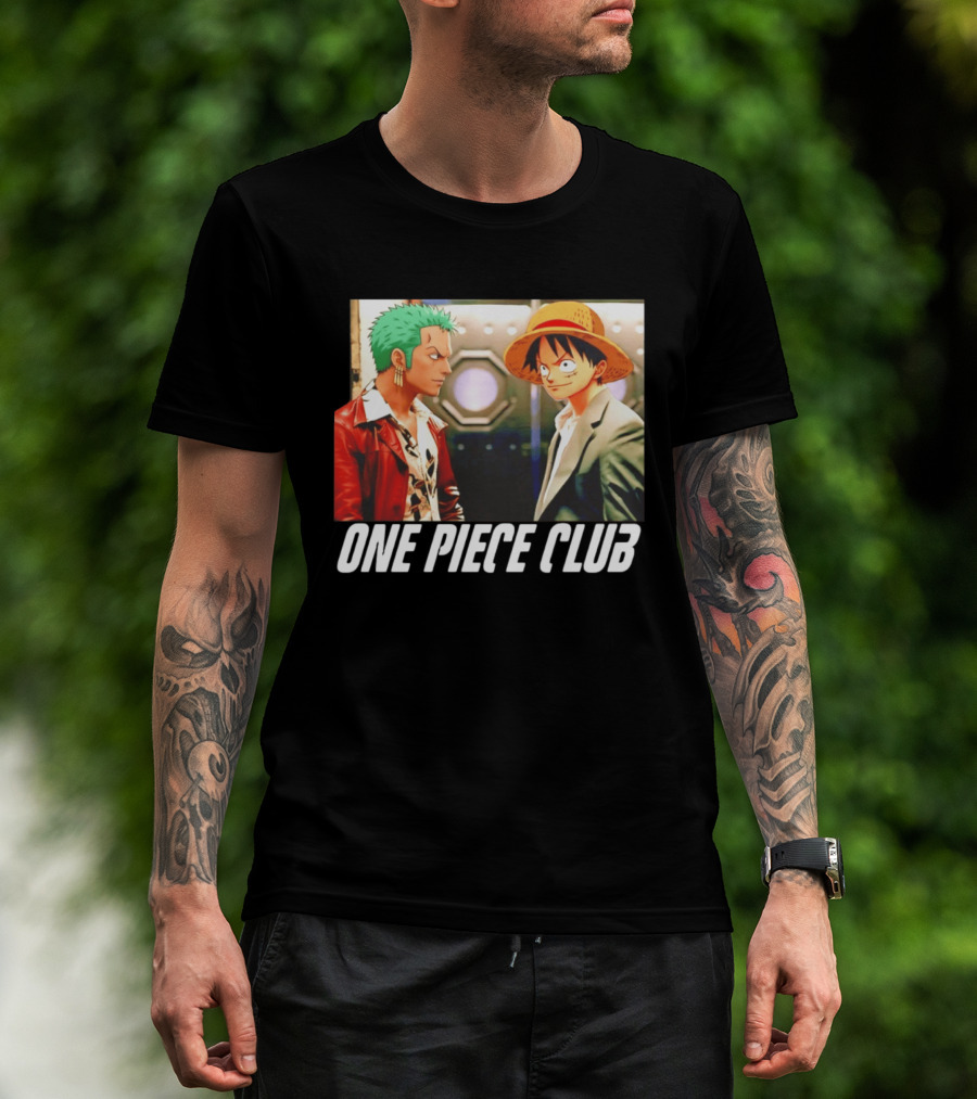 One Piece Club Roronoa Zoro Monkey D Luffy T-Shirt