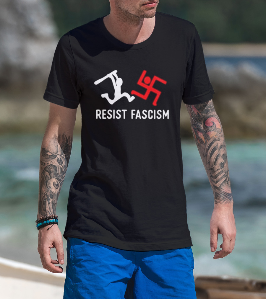 Resist Fascism Anti Nazi Anti Fascist Equality T-Shirt