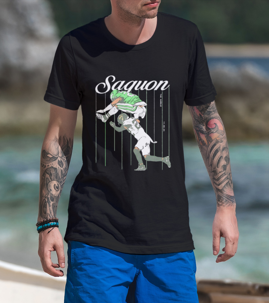 Saquon Barkley Backwards Hurdle Against Philadelphia Eagles T-Shirt