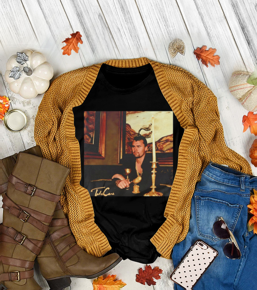 Take Care Charlie Kirk Drake Album Parody Candlelit T-Shirt