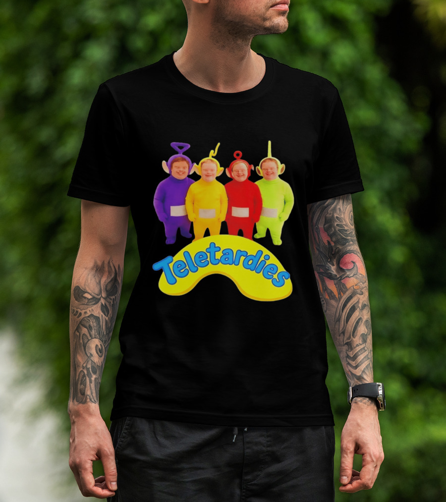 Teletardies Teletubbies Down Syndrome T-Shirt
