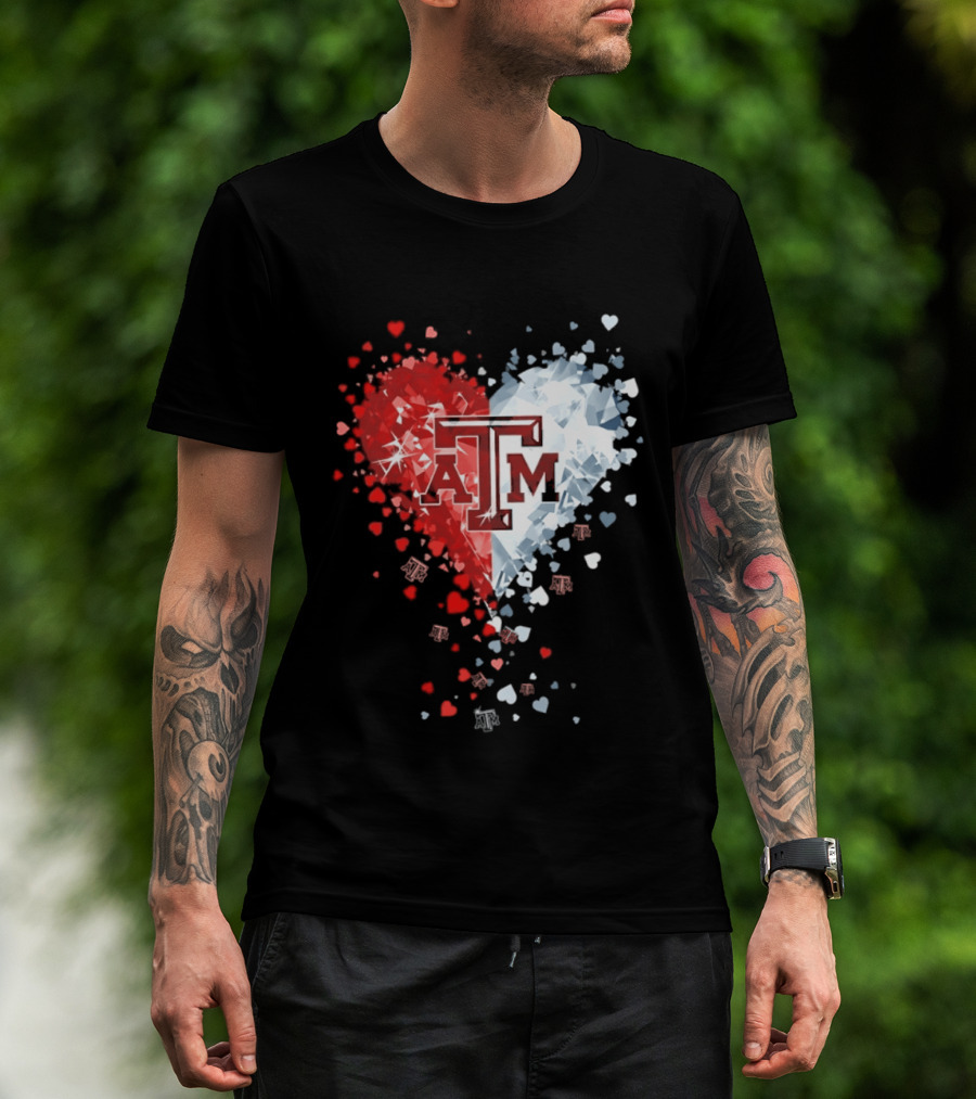 Texas A&M Aggies Heart Diamond 2026 NCAA College Station T-Shirt