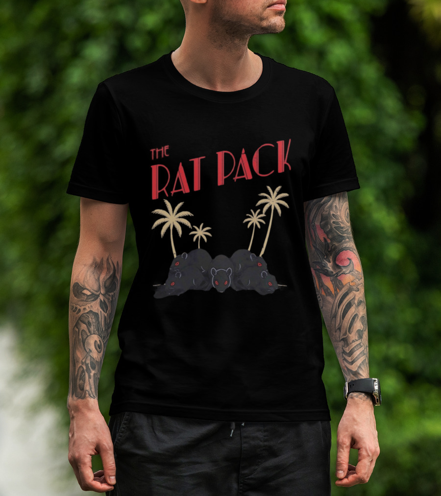 The Rat Pack Florida Panthers Hockey Team Vintage Rats And Palms T-Shirt