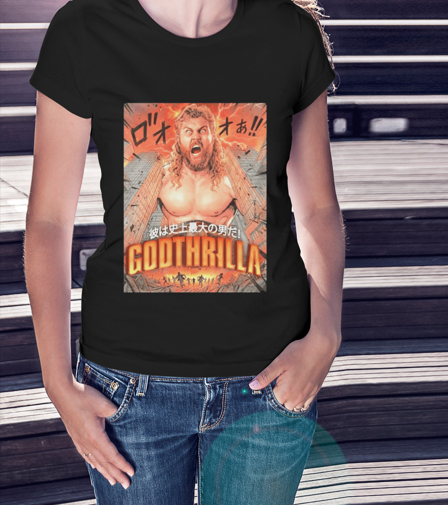 Thrillbilly Silas Mason Godthrilla Comic Style Explosion Scene T-Shirt