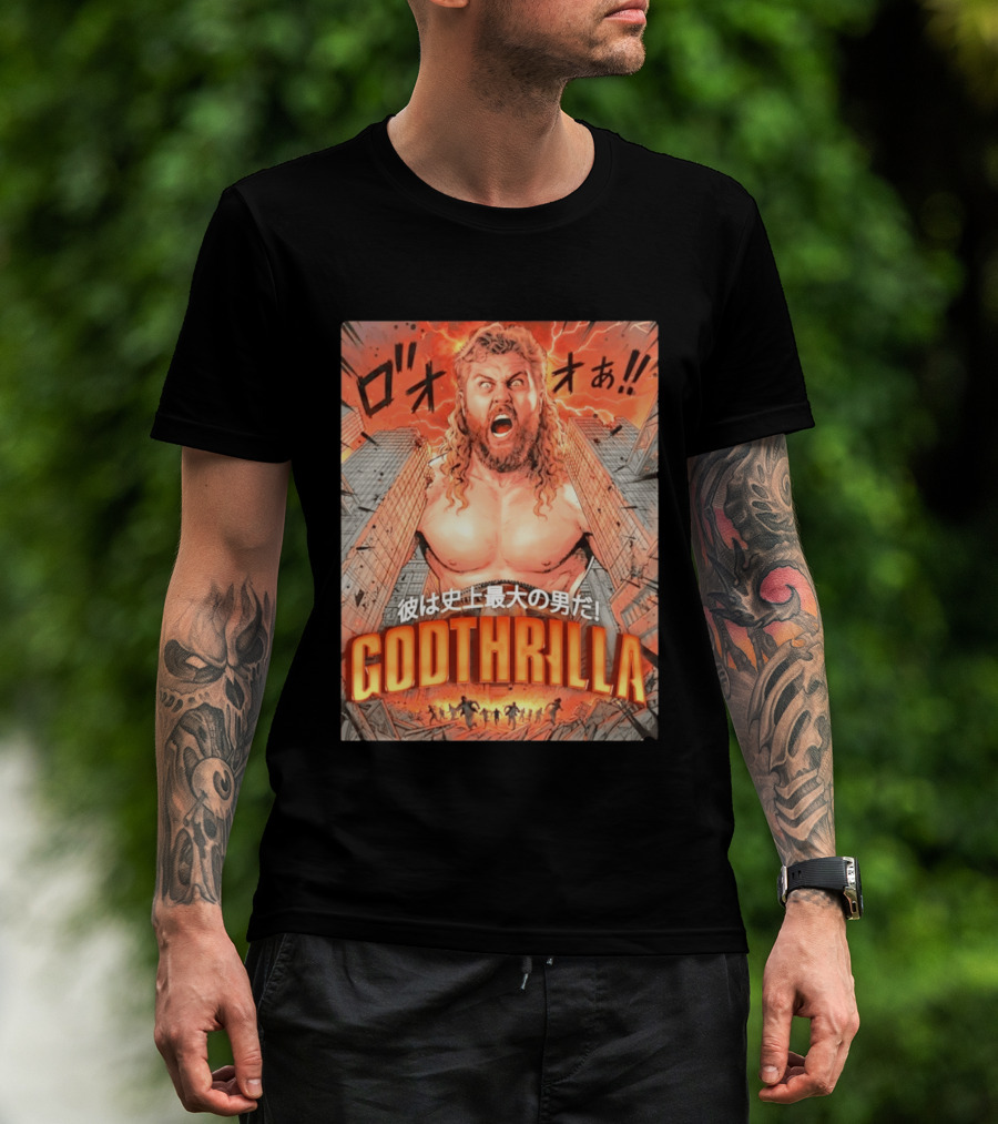 Thrillbilly Silas Mason Godthrilla Comic Style Explosion Scene T-Shirt
