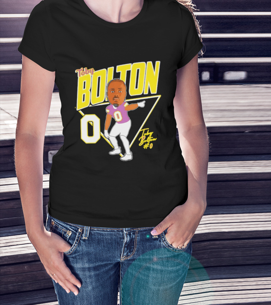 Toby Bolton 0 Caricature Tennessee Tech Football T-Shirt