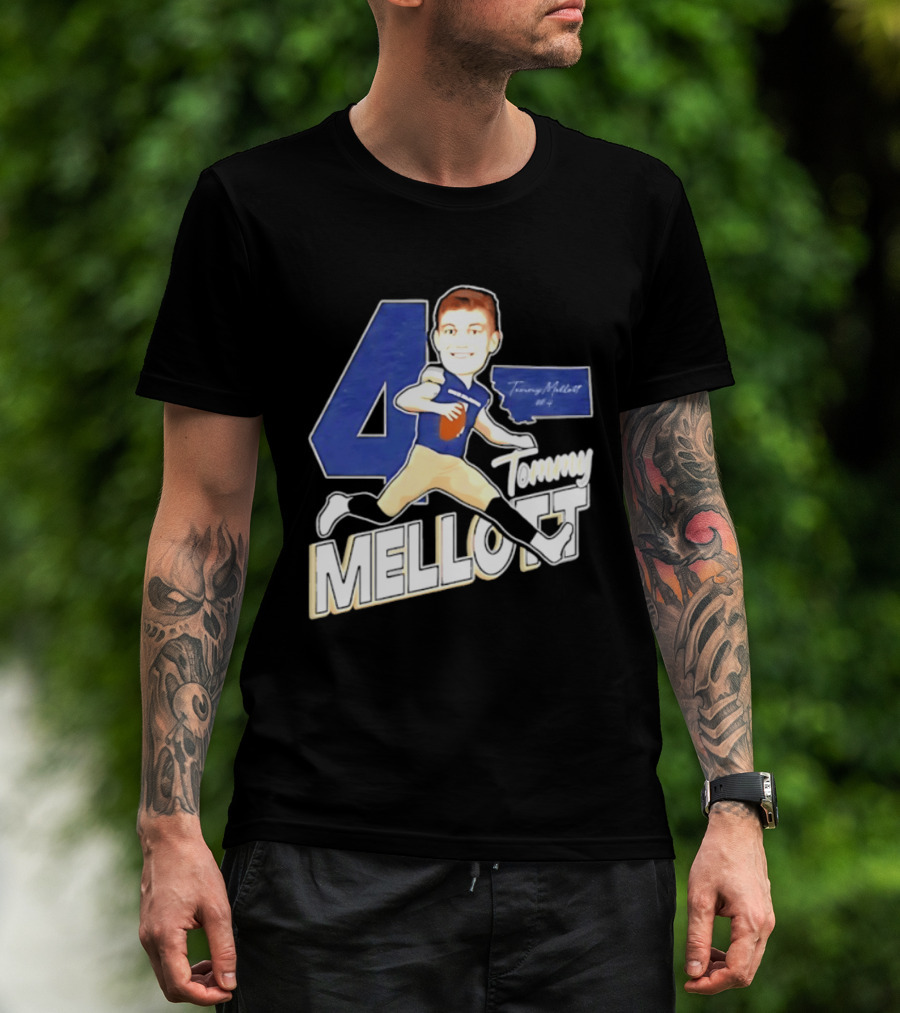 Tommy Mellott 4 Montana State Bobcats Caricature T-Shirt