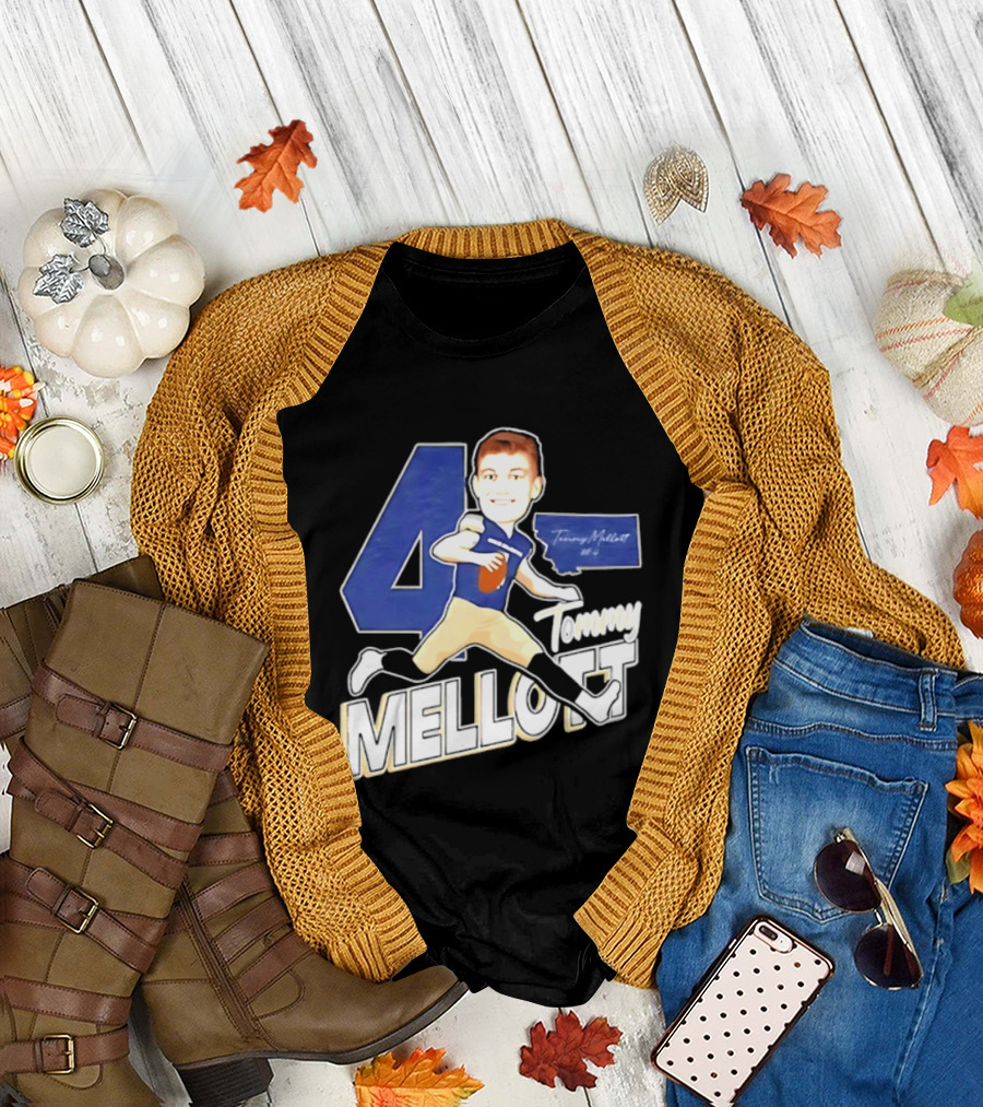 Tommy Mellott 4 Montana State Bobcats Caricature T-Shirt