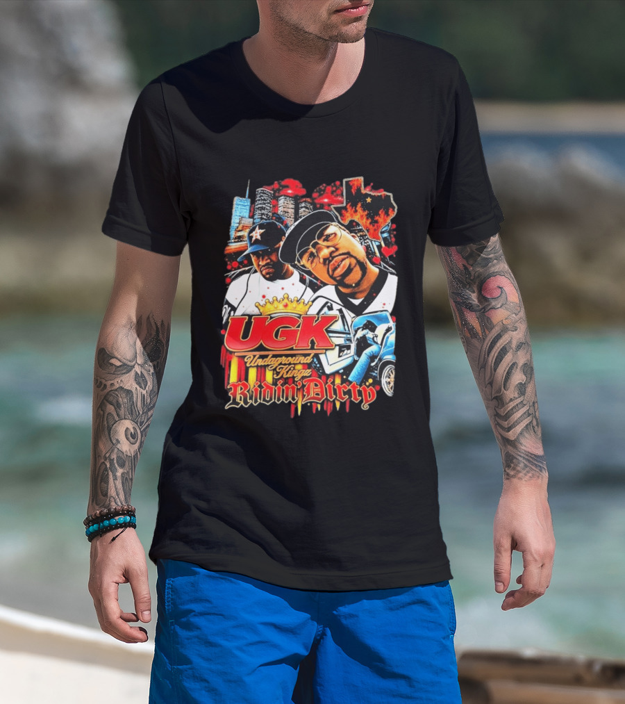 UGK Underground Kingz Ridin' Dirty Texas Rap Legends T-Shirt