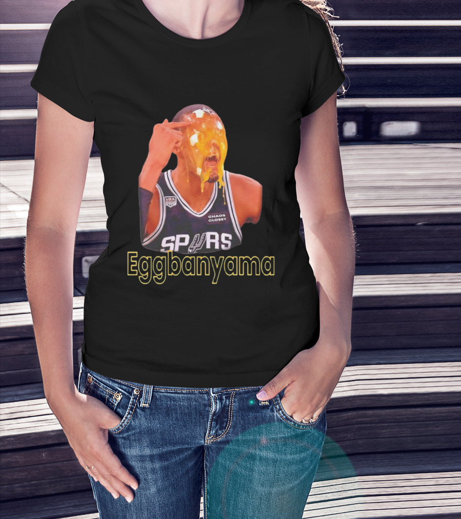 Eggbanyama Spurs Basketball Chaos Closet T-Shirt